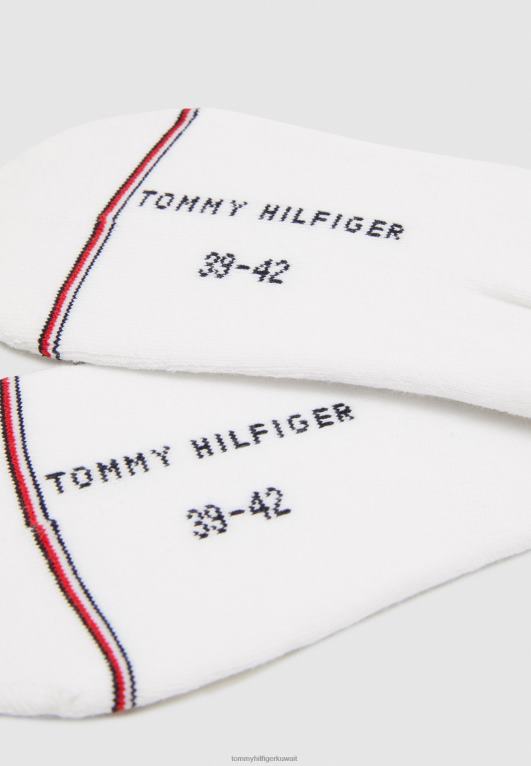 أبيض Tommy Hilfiger جوارب رياضية للرجال مكونة من قطعتين 446445745