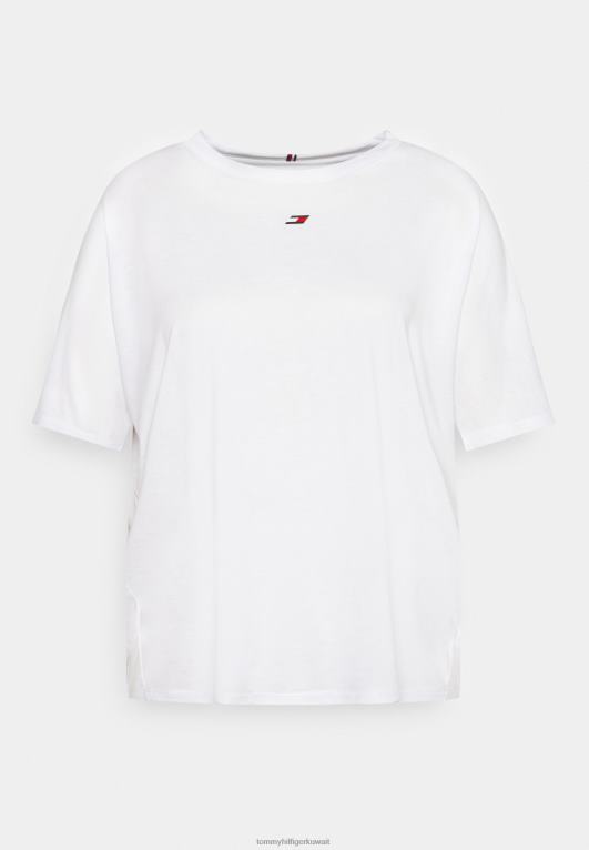 البصرية الأبيض Tommy Hilfiger تي شيرت أساسي 446445766