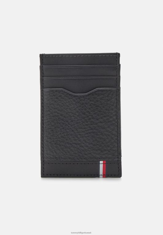 أسود Tommy Hilfiger محفظة حامل مركزية 446445777