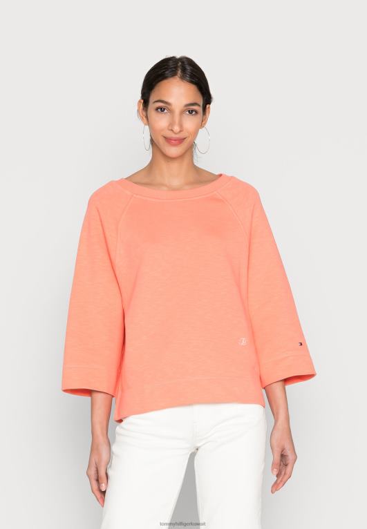 زهر المرجان Tommy Hilfiger سترة سلوب تيري 446445790