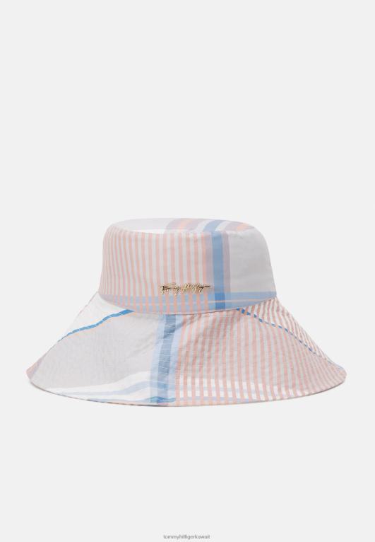 مدراس الوردي Tommy Hilfiger قبعة قبعة دلو البوب ​​الشهيرة 446445795