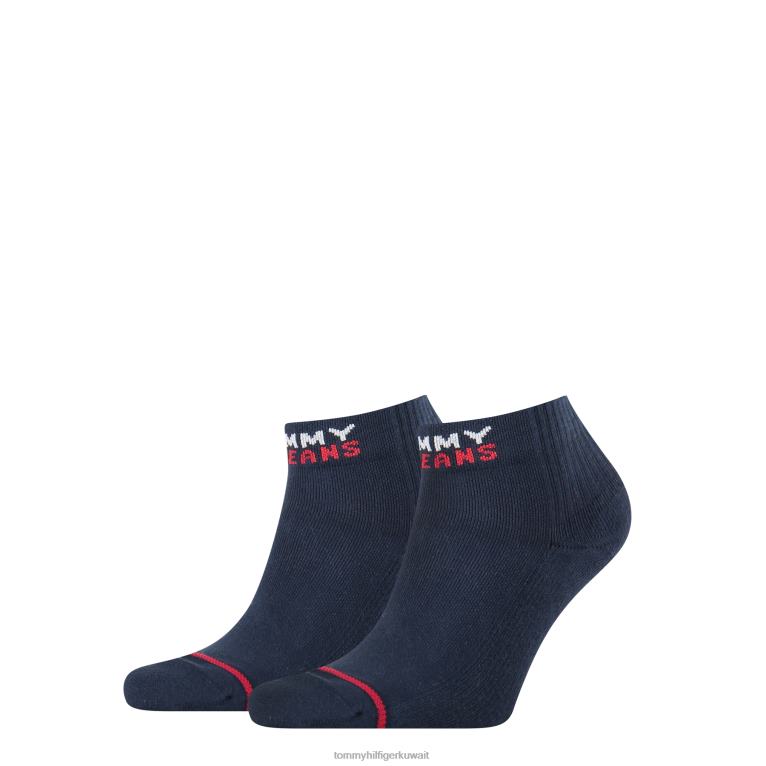 القوات البحرية Tommy Hilfiger عبوة من قطعتين من جوارب يوني تي جي ربع 44644581