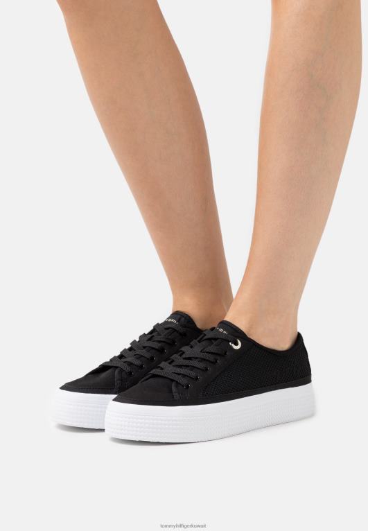أسود Tommy Hilfiger المدربين الأساسيين 446445858