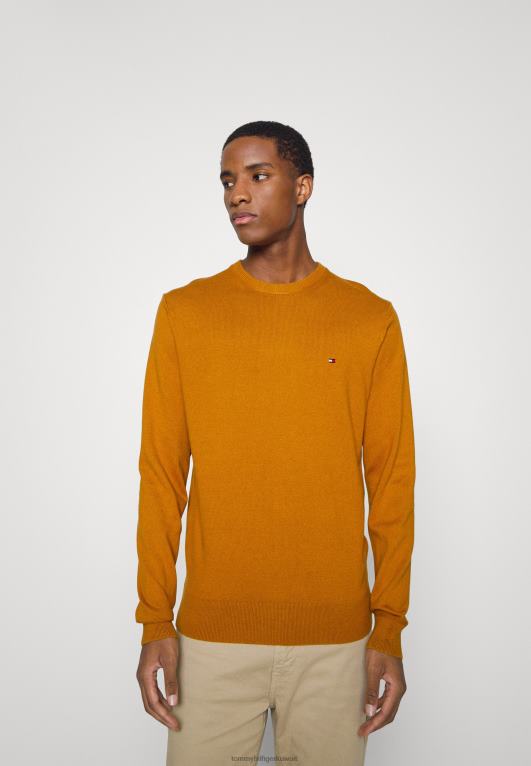 قمة الذهب Tommy Hilfiger البلوز الرقبة الطاقم 446445893