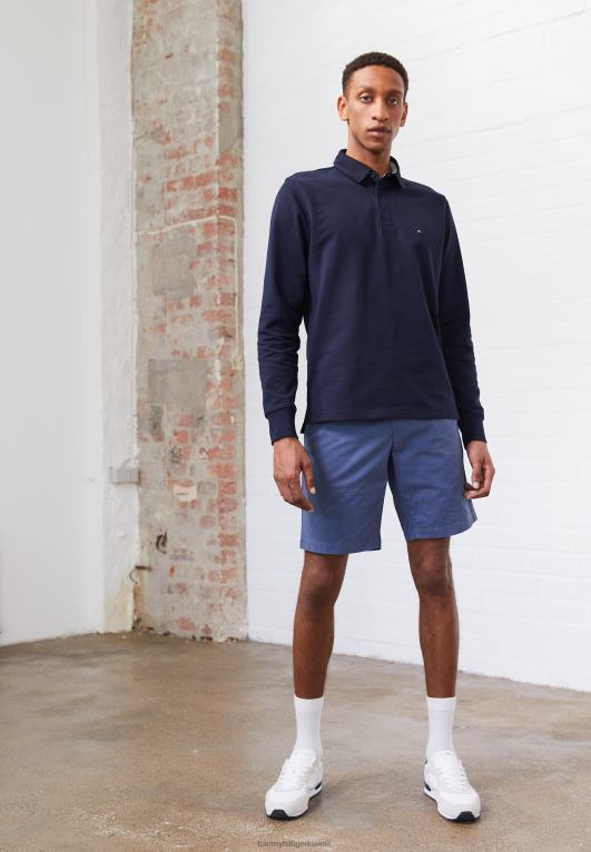 النيلي الباهت Tommy Hilfiger شورت حزام بروكلين 446445894