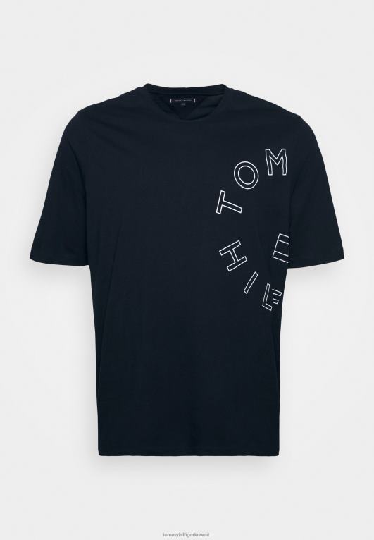 سماء الصحراء Tommy Hilfiger تي شيرت بطبعة جرافيك دائرية 446445924