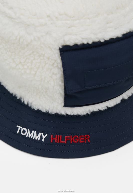 سماء الصحراء Tommy Hilfiger قبعة دلو دافئة للشركات قبعة للجنسين 446445932