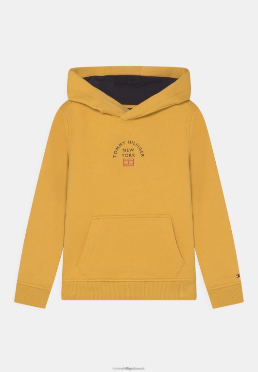 توسكان الأصفر Tommy Hilfiger هوديي بشعار الماركة 446445956