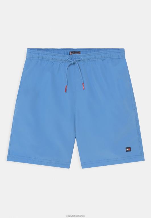 الكوبية الزرقاء Tommy Hilfiger شورت سباحة برباط متوسط 446445987
