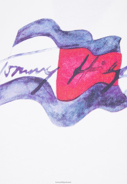 البصرية الأبيض Tommy Hilfiger سترة علم الحركة 446445990