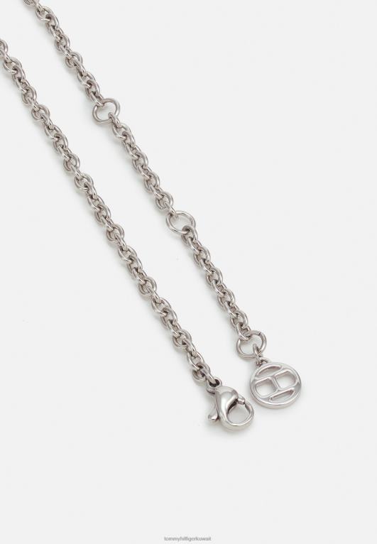فضية اللون Tommy Hilfiger قلوب عائلة قلادة 446445992