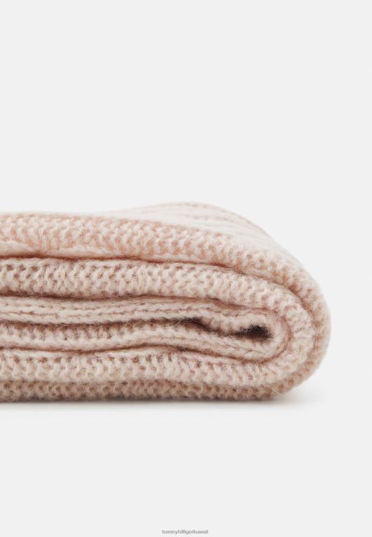 البني الداكن الوردي Tommy Hilfiger وشاح الكابل الخالد 446446011