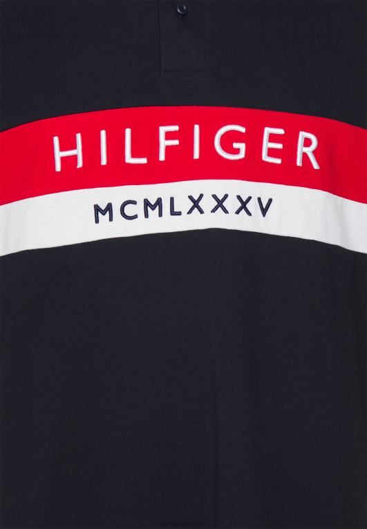 سماء الصحراء Tommy Hilfiger قميص بولو بشعار إمبرو 446446033