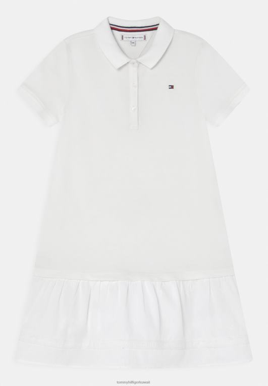 أبيض Tommy Hilfiger فستان جيرسي فستان شيفلي 446446035