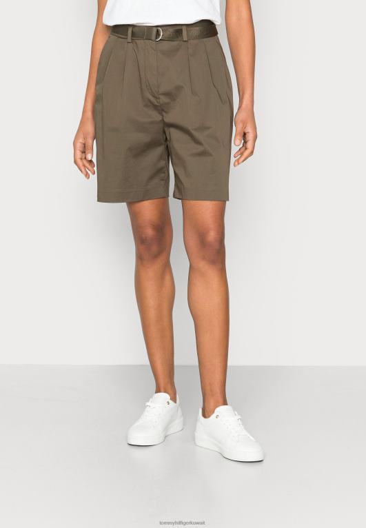 الجيش الأخضر Tommy Hilfiger شورت تشينو قصير حديث 446446045