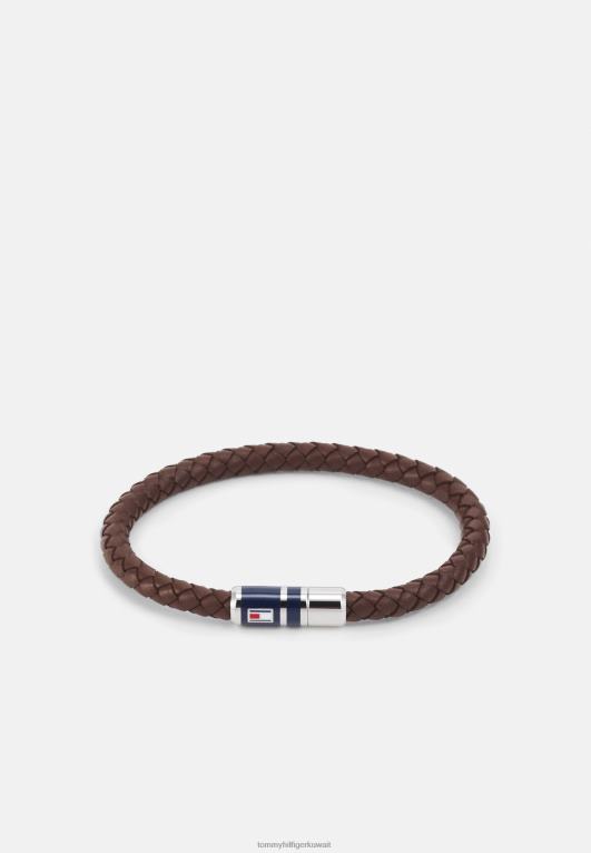 بني Tommy Hilfiger سوار مضفر 446446049