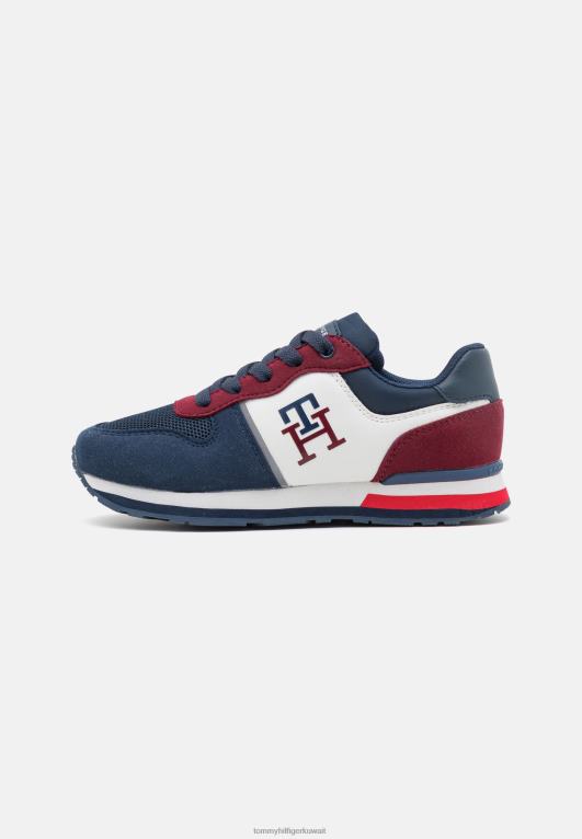أزرق / بوردو / أبيض Tommy Hilfiger مدربين للجنسين 446446058
