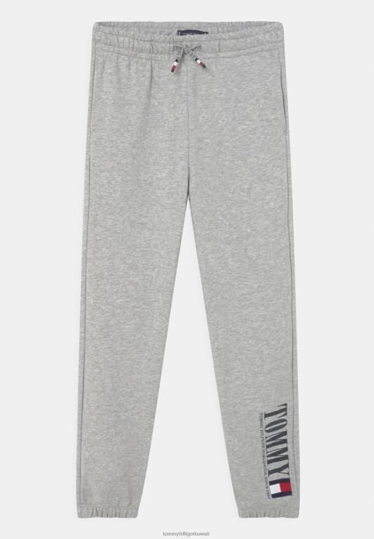 هيذر رمادي فاتح Tommy Hilfiger قيعان بدلة رياضية برسومات 446446096