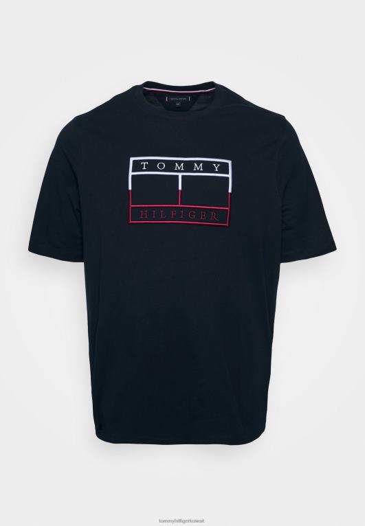 سماء الصحراء Tommy Hilfiger تيشيرت بطبعة علم 446446116