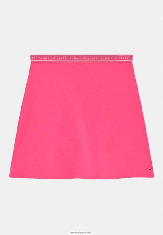 التنبيه الوردي Tommy Hilfiger تنورة بونتو الشريط تنورة صغيرة 446446119