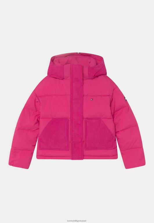 أرجواني غريب الأطوار Tommy Hilfiger سترة شتوية منتفخة متعددة الوسائط 446446135
