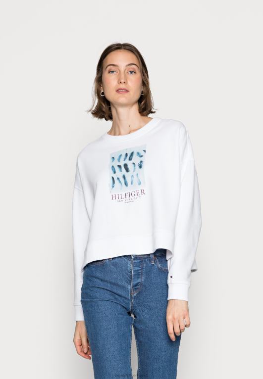 أبيض Tommy Hilfiger سترة ريشة مفتوحة 446446138