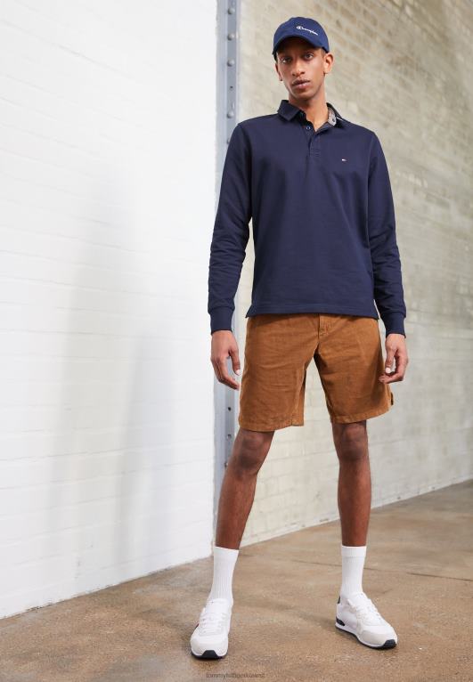 الكاكي الصحراوي Tommy Hilfiger هارلم سحب على السراويل القصيرة 446446139