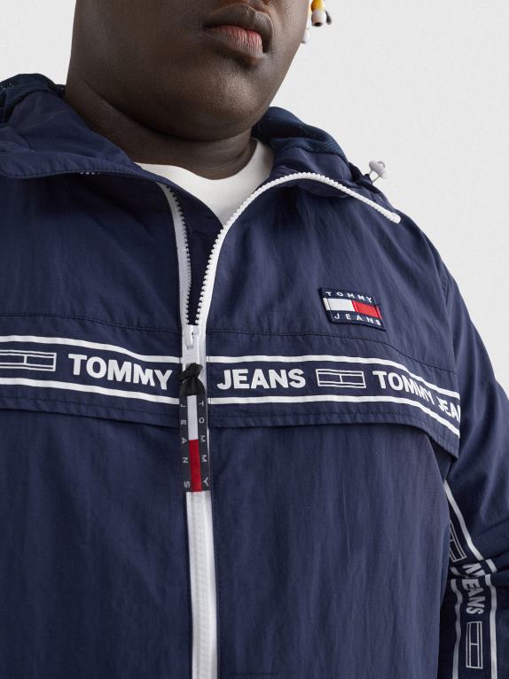 البحرية الشفق Tommy Hilfiger بالإضافة إلى سترة واقية بشريط شعار شيكاغو 44644613
