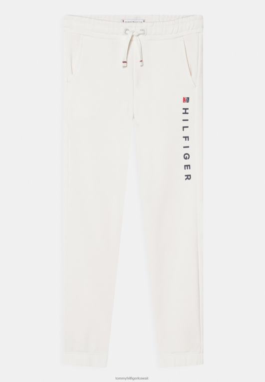 الأبيض القديم Tommy Hilfiger شعار قيعان رياضية للجنسين 446446146