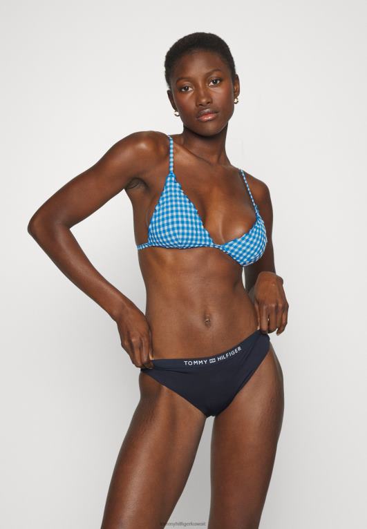 جزيرة زرقاء/بيضاء Tommy Hilfiger بيكيني علوي ثابت مثلث 446446170