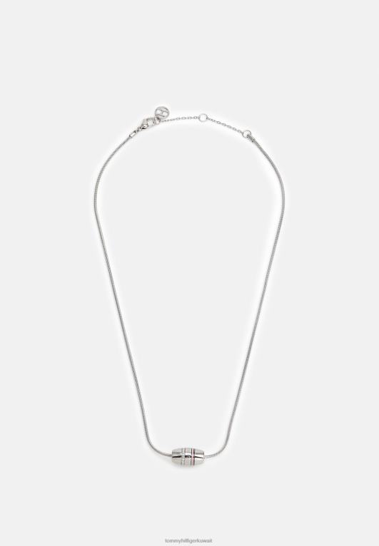فضية اللون Tommy Hilfiger قلادة العائلة الساحرة 446446185