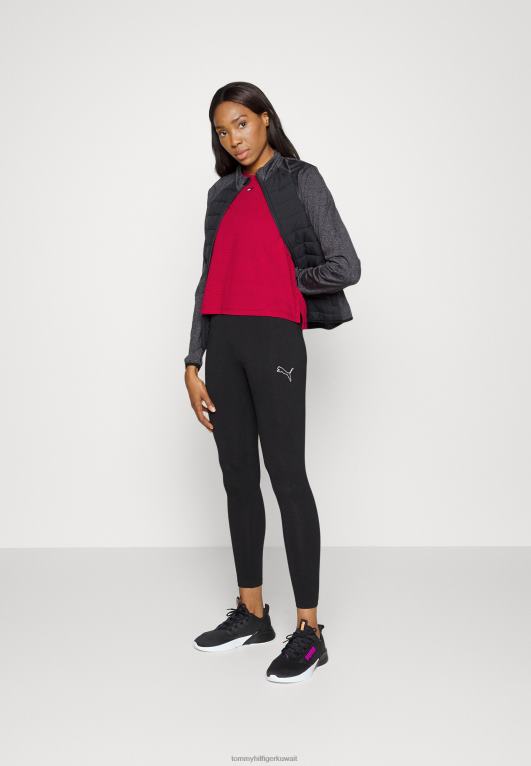 التوت الملكي Tommy Hilfiger تي شيرت رياضي أساسي عادي 446446229