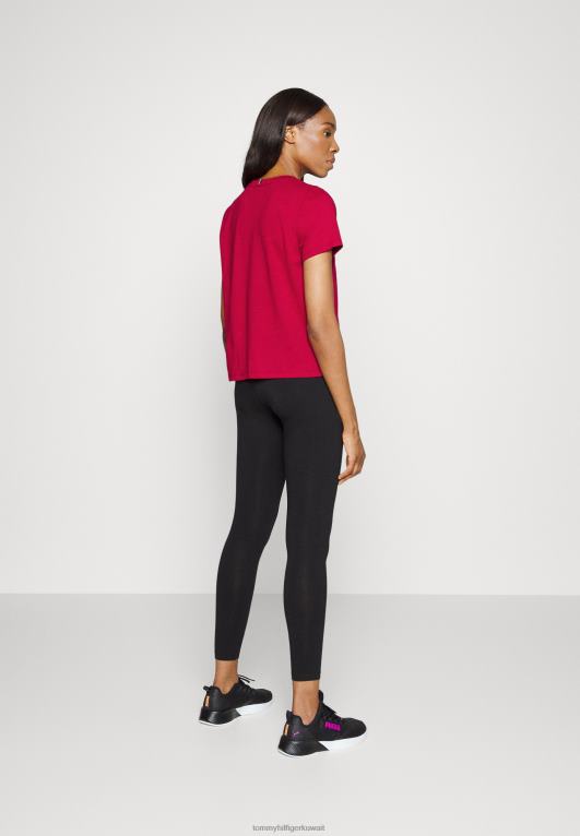 التوت الملكي Tommy Hilfiger تي شيرت رياضي أساسي عادي 446446229