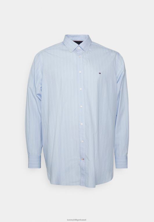 أزرق منسم/متعدد Tommy Hilfiger قميص قميص مخطط 446446235
