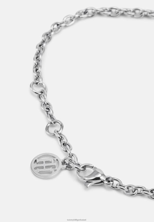 فضية اللون Tommy Hilfiger سوار عائلة الزهور الطازجة 446446242