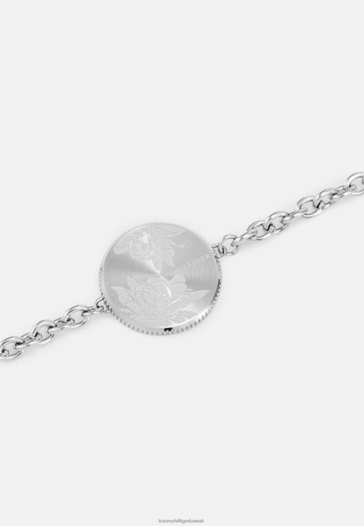 فضية اللون Tommy Hilfiger سوار عائلة الزهور الطازجة 446446242