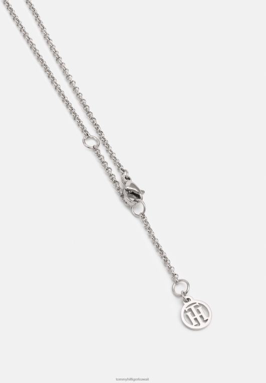 فضية اللون Tommy Hilfiger قلادة عائلة الأجهزة 446446278
