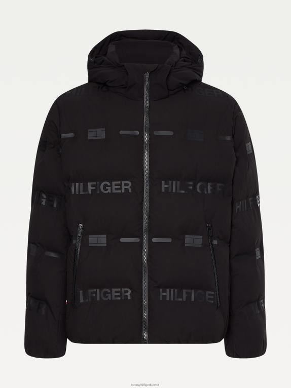 أسود Tommy Hilfiger سترة منتفخة من جور تكس بتقنية أساسية 44644627