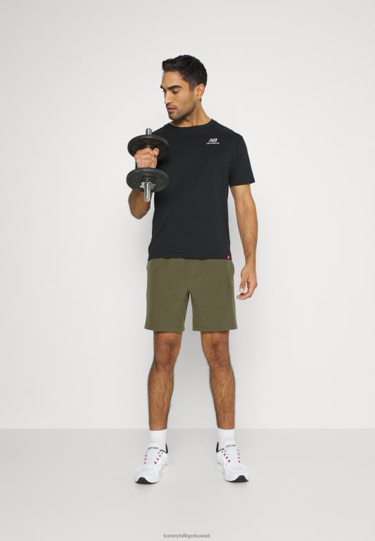 الجيش الأخضر Tommy Hilfiger شريط تدريب السراويل الرياضية القصيرة 446446281