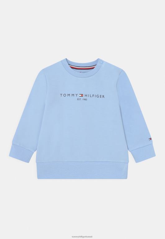 سماء شامبراي Tommy Hilfiger سويت شيرت للأطفال أساسي للجنسين 446446287