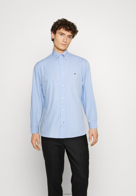 أزرق منسم/متعدد Tommy Hilfiger قميص ناعم طبيعي 446446293