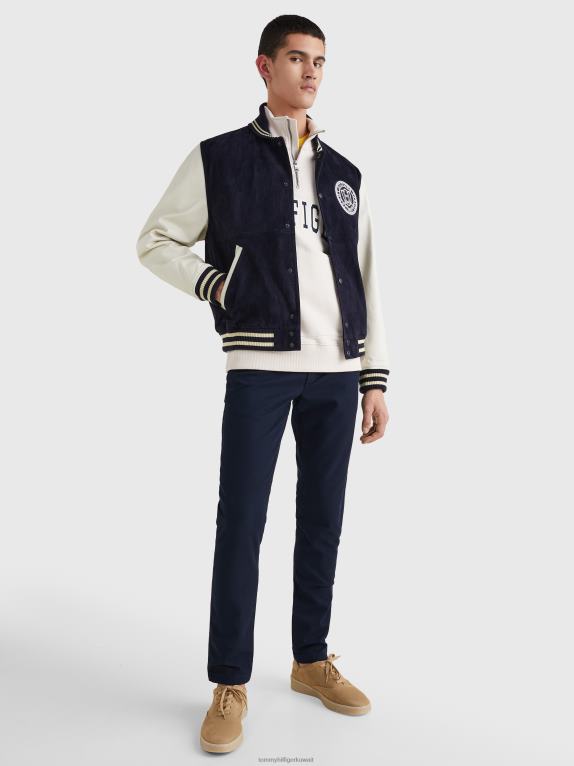 سماء الصحراء Tommy Hilfiger سترة بومبر من جلد الغزال 44644631