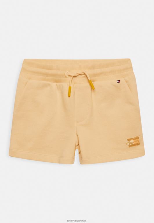 البراري الأصفر Tommy Hilfiger شورت نص صبغ طبيعي 446446319