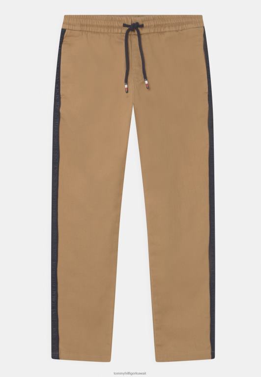 الكاكي الكلاسيكي Tommy Hilfiger سحب الشريط على السراويل السراويل 446446320