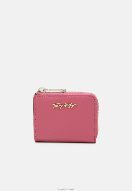 الإنجليزية الوردي Tommy Hilfiger حامل الفرح مع محفظة بسحاب 446446326