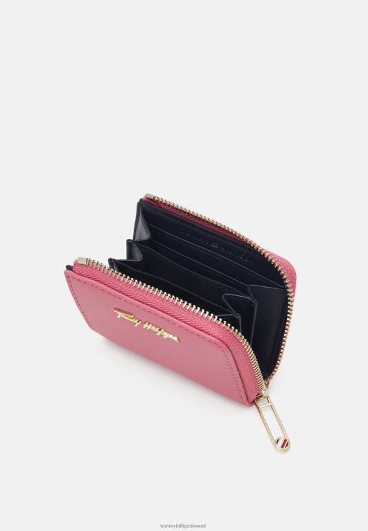 الإنجليزية الوردي Tommy Hilfiger حامل الفرح مع محفظة بسحاب 446446326