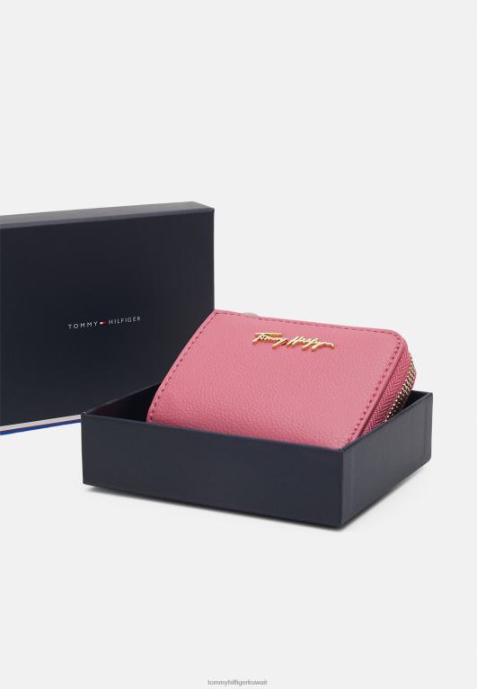 الإنجليزية الوردي Tommy Hilfiger حامل الفرح مع محفظة بسحاب 446446326