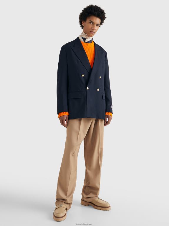 سماء الصحراء Tommy Hilfiger سترة تحضيرية مزدوجة الصدر 44644633