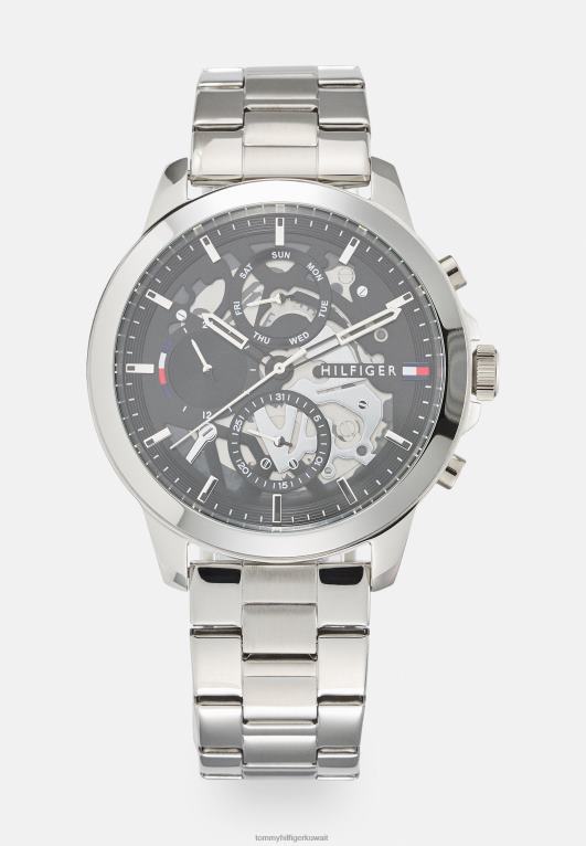 فضي اللون/أسود Tommy Hilfiger ساعة هنري 446446339