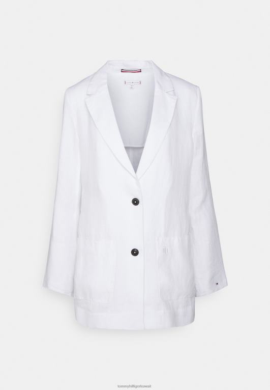 أبيض Tommy Hilfiger سترة مريحة 446446349